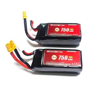 2Pcs GOOSKY S2 RC Helicopter 750mah 11.1V 3S Lipo Battery - Picture 1 of 6