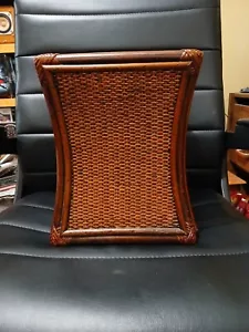 CESTA/PLANTADORA DE BASURA VINTAGE MIMBRE RATÁN BAMBÚ MCM - Imagen 1 de 4