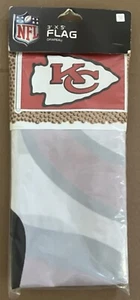 Kansas City Chiefs Ned Team Punta de Flecha Logo 3' X 5' pies Bandera Roja Wincraft - Imagen 1 de 3