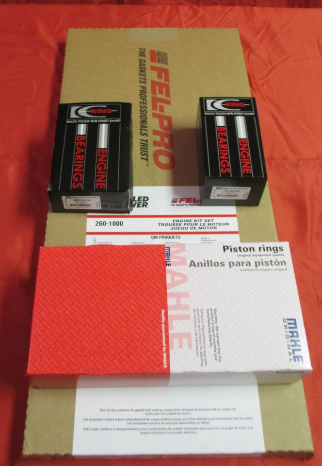 Pontiac 428 Motor Rering Kit Rodamientos Juntas Anillos 1967 68 69 Foto 1 de 1