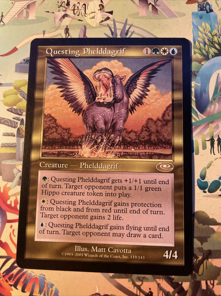 [1x] Questing Phelddagrif - Slight Play, English - Planeshift MTG Magic - Image 1 of 1