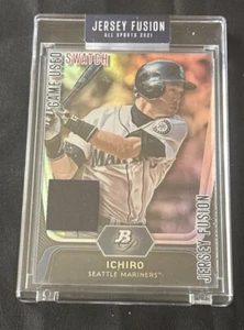 2021 Jersey Fusion Ichiro Game Used Swatch Worn In 2001 JF-IS01 - Picture 1 of 2