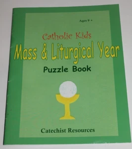Catholic Faith church Kids Mass & Liturgical Puzzle Book Catechist Resources RE - Bild 1 von 9