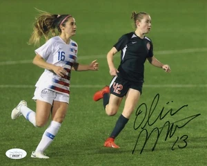 Olivia Moultrie signed photo Portland Thorns Women's Soccer 8x10 JSA COA #2 - Picture 1 of 2