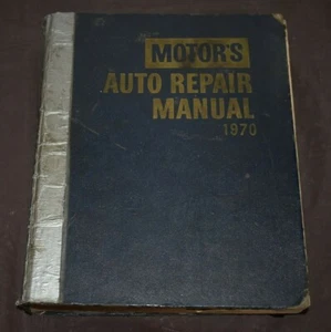 MANUAL DE REPARACIÓN DE AUTOMÓVILES 1970 HC ~ 33A EDICIÓN / PRIMERA IMPRESIÓN ~ 1104 PÁGINAS - Imagen 1 de 6