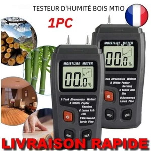 ✅ Hygromètre Numérique Grand Ecran LCD Testeur Humidité Bois Détecteur Mur MT10 - Bild 1 von 4