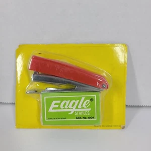 Vintage Mini RED Eagle Stapler Promotional Giveaway - Sealed Unopened - Picture 1 of 1