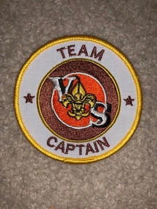 Boy Scout BSA Team Captain T2 Varsity Scouting Program Youth Position Patch - Picture 1 of 1