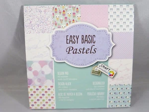 Desingblock Easy Basic Pastels 30 Blatt Hintergrundpapier Scrapbooking Basteln - Bild 1 von 1
