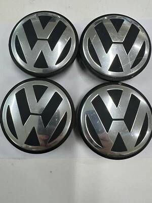 2015 TIGUAN 3B7601171 SET OF (4) WHEEL CENTER CAPS 2.56" 65MM TAG 014004 Foto 1 de 4