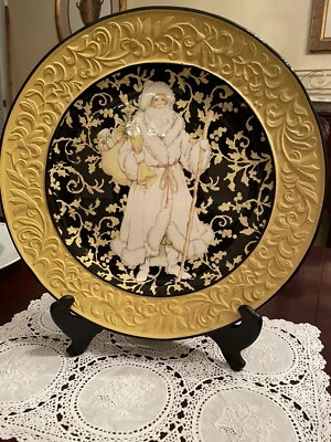 Сертифицированное международное викторианское сервировочное блюдо Santa Betty Whiteaker 14,5 - Изображение 1 из 4