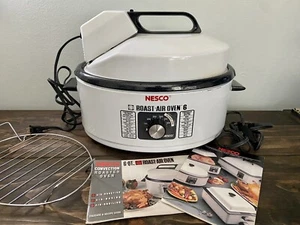 Forno Aria Arrosto Nesco 6 Qt Girarrosto Elettrico Portatile a Convezione Funzionante - Foto 1 di 9