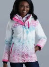 NWT Womens Marvel Avengers SZ Small White Pink Hooded Winter Snow Ski Coat