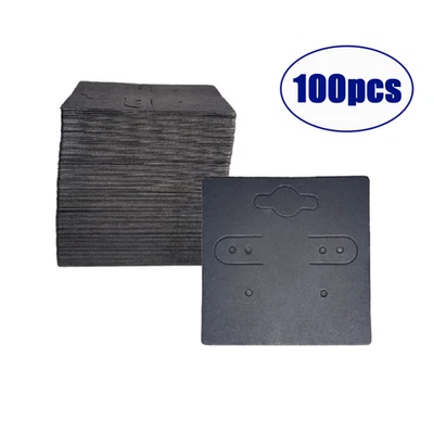 100x 2 x 2" Earring Holder Cards Display Velvet for Jewelry Ear Studs Selling - Image 1 of 4