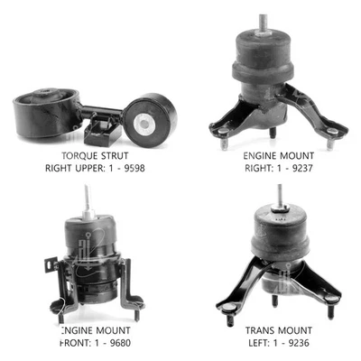 For Toyota Camry 2010-2011 Anchor 300677 Engine Mount Kit Foto 1 de 4