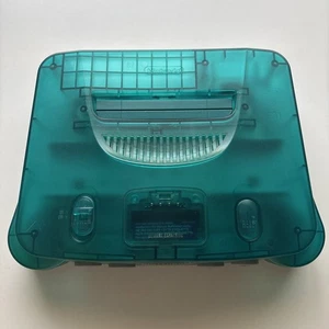 PAL IMPORT Europa Nintendo 64 N64 Azul Hielo Funtastic Sistema de Consola Transparente Neón - Imagen 1 de 13
