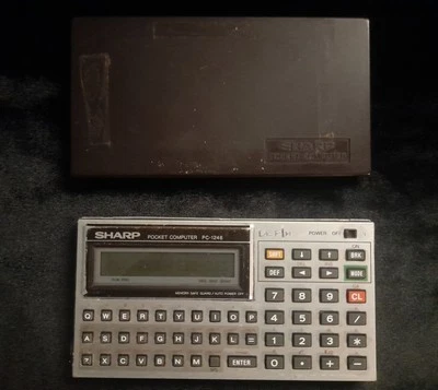 Pair of Sharp Pocket Computer  PC 1246 - Image 1 of 4