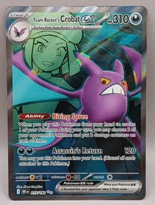 Team Rocket's Crobat ex 217/182 Sv10: Destined Rivals Holo - Picture 1 of 2