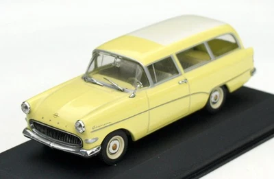 Opel Rekord P1 Caravan Bj. 1957-1962, Giallo, Minichamps-Modell Im M.1:43 , Ovp - Immagine 1 di 4