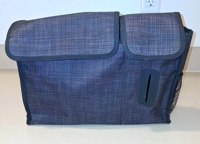 Thirty One Mid-sized Diaper Bag Keep It Clean multi purpose Tote Black Charcoal - Image 1 of 4