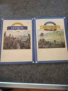 The Battle of Gettysburg The Campaign For Vicksburg Civil War Series) - GOOD - Picture 1 of 8