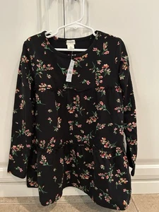 Crewcuts By J. Crew Girls Floral Flower Tunic Top Shirt Size S NWT NEW - Picture 1 of 3