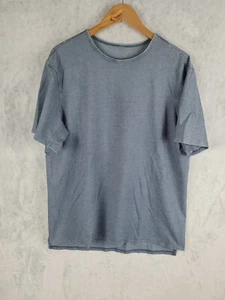 Lululemon Shirt Men Size XL The Fundamental T Blue Short sleeve chambray - Picture 1 of 10