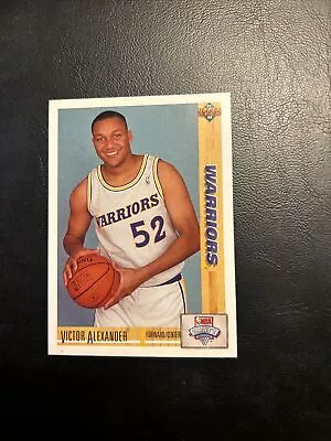 C54c #10 Victor Alexander Golden State Warriors, 1991/92 Upper Deck Draft Pick - Image 1 of 2