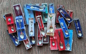 Souvenir Sammler Löffel Silber Kupfer State Continental Hotel SIE WÄHLEN - Bild 1 von 109