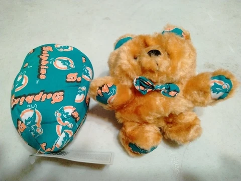 Lot Of 2 NFL Pillow Pal Football Plush Cover