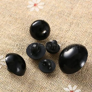 100Pcs Buttons Round Mushroom Domed Sewing Shank DIY Hand Sewing for 9-20mm Toy - Picture 1 of 9