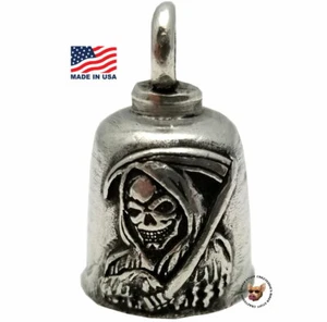 Grim Reaper Gremlin Motorcycle Ride Bell Made in USA Skull & Sickle    - Picture 1 of 4