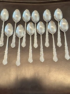1847 Rogers Bros Centennial Plato de Plata IS Cucharaditas Lote De 12 De Colección 1972 - Imagen 1 de 13