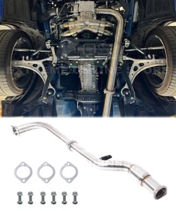 J-Pipe Intake Tube Exhaust For 15-21 Subaru WRX 6MT High-Flow Cat Resonated New - Picture 1 of 12