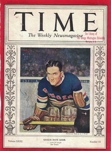 1938 Time March 14 - New York Ranger Dave Kerr; Wounded Knee Indians; Al Capone - Picture 1 of 1