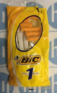 pack of 10 MEN'S BIC FIXED SINGLE BLADE DISPOSABLE RAZORS - Picture 1 of 3