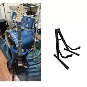 Trípode de piso tipo A plegable soporte de guitarra soporte de instrumento musical - Imagen 1 de 20