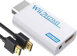 Adaptateur convertisseur GANA Wii vers HDMI avec câble HDMI connecter console Wii vers HDMI 