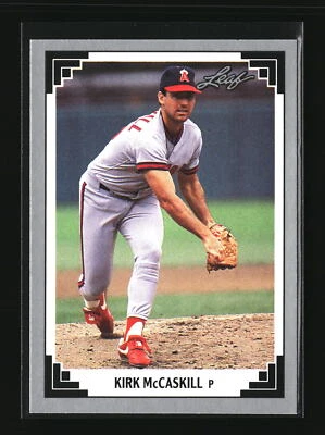 1991 Leaf #199 Kirk McCaskill - Image 1 of 2