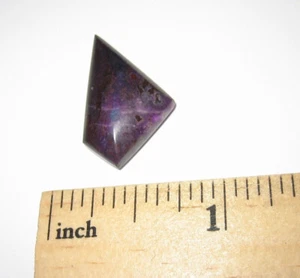 0.85" TUMBLED POLISHED SUGILITE & RICHTERITE STONE CABOCHON S. AFRICA ~ 2.5g *A7 - Picture 1 of 18