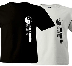 Mens Women Unisex T-Shirt Custom Printed Tee Jeet Kune Do Martial Arts Symbol - Picture 1 of 6