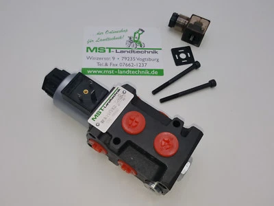 Elektro 6/2 Steuerventil DW 12V für Frontlader 2.Steuerkreis Holzgreifer Zange - Bild 1 von 2