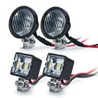 1Pair Square/Round Headlights LED Light Lamp For Axial TRX4 TRX6 Redcat RR10 M