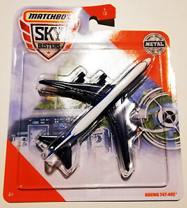 Matchbox Sky Busters Boeing 747-400  Diecast Plane New Sealed