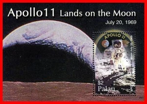 PALAU 2006 EE. UU. en ESPACIO Y ASTRONOMÍA / APOLLO 11 en LUNA S/S SC#864 MNH **** - Imagen 1 de 1