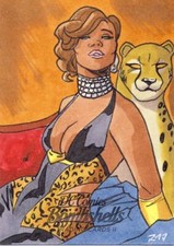 2018 Cryptozoic DC Bombshells Series 2 Sketch Card Duque Vixen