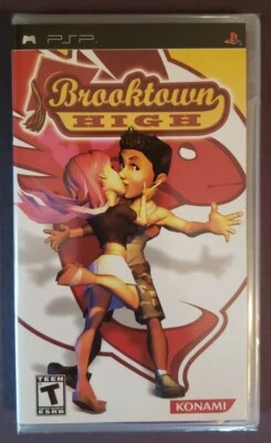 BROOKTOWN HIGH ~ SONY PLAYSTATION PORTABLE PSP ~ BRAND NEW SEALED ~ 2007 KONAMI - Image 1 of 3