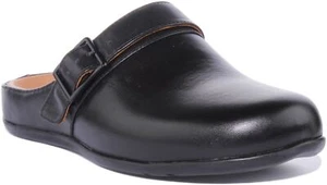 Strive Malmo Closed Top Buckle Orthotic Slippers Black Womens Size 3 - 8 - Picture 1 of 12