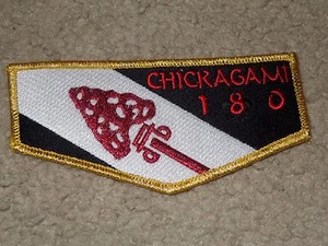 Boy Scout Chickagami OA Lodge 180 Blue Water Council Michigan NO WWW Flap Patch - Picture 1 of 1