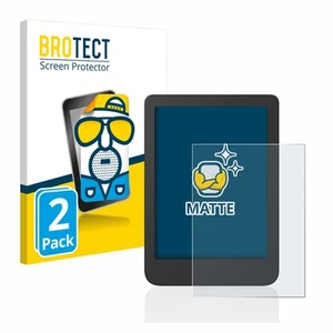 2x Anti Glare Screen Protector for Tolino Shine 4 Matte Protection Film - Afbeelding 1 van 7